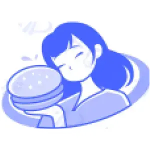 女孩汉堡图形82104119